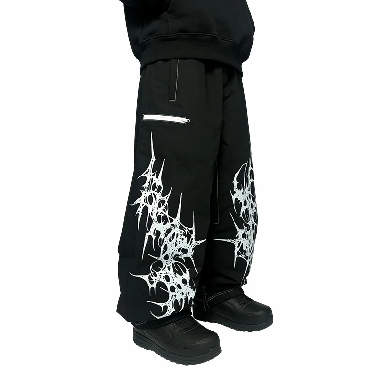 Edgy Street Style Snow Pants With Printing factory Edgy Street Style Snow Pants With Printing factory